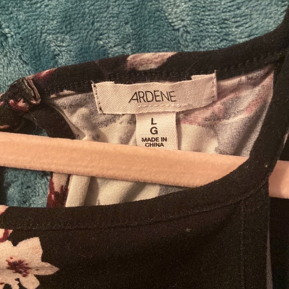 BUNDLE DISCOUNTS! Ladies Large Black Floral Ardene Dress - Picture 5 of 10